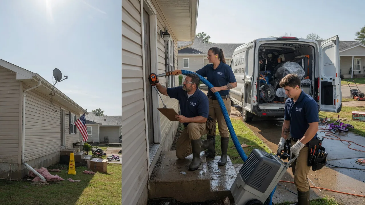 Ceiling Water Damage Restoration in Corsicana, TX near me
