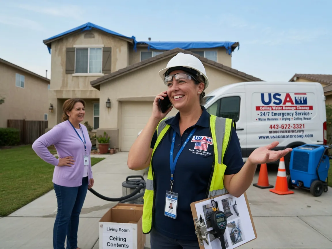 Ceiling Water Damage Restoration Corsicana, TX FAQs